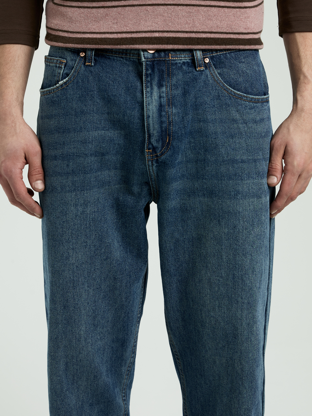 Мужские джинсы mom на невысокий рост