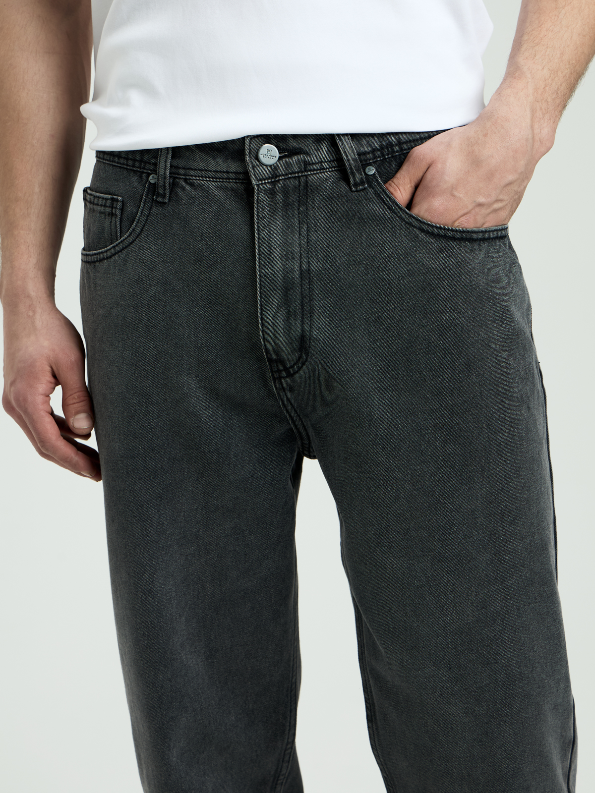 Мужские джинсы mom на невысокий рост