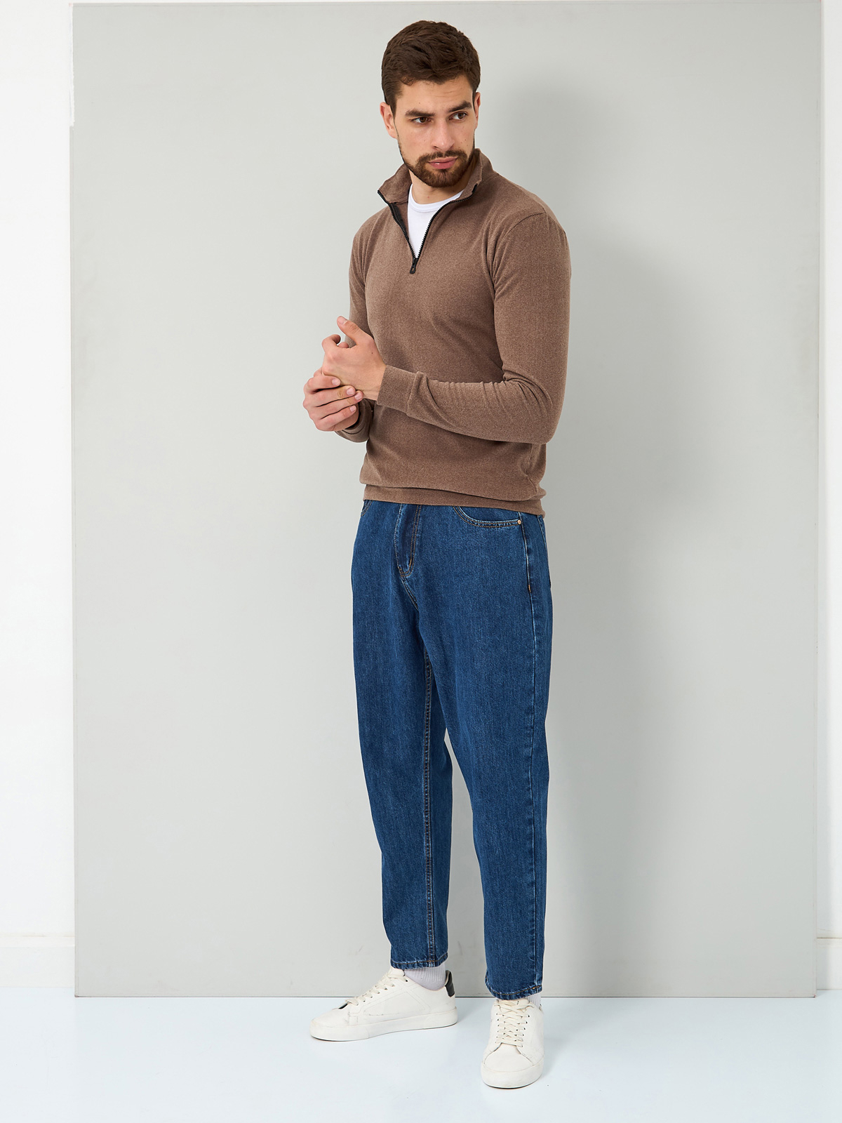 Мужские джинсы mom на невысокий рост