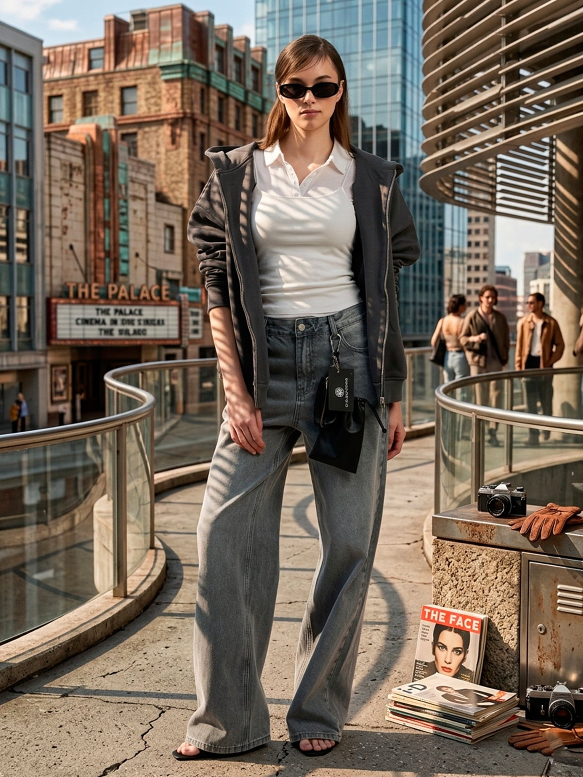 Женские Джинсы  ШИРОКИЕ