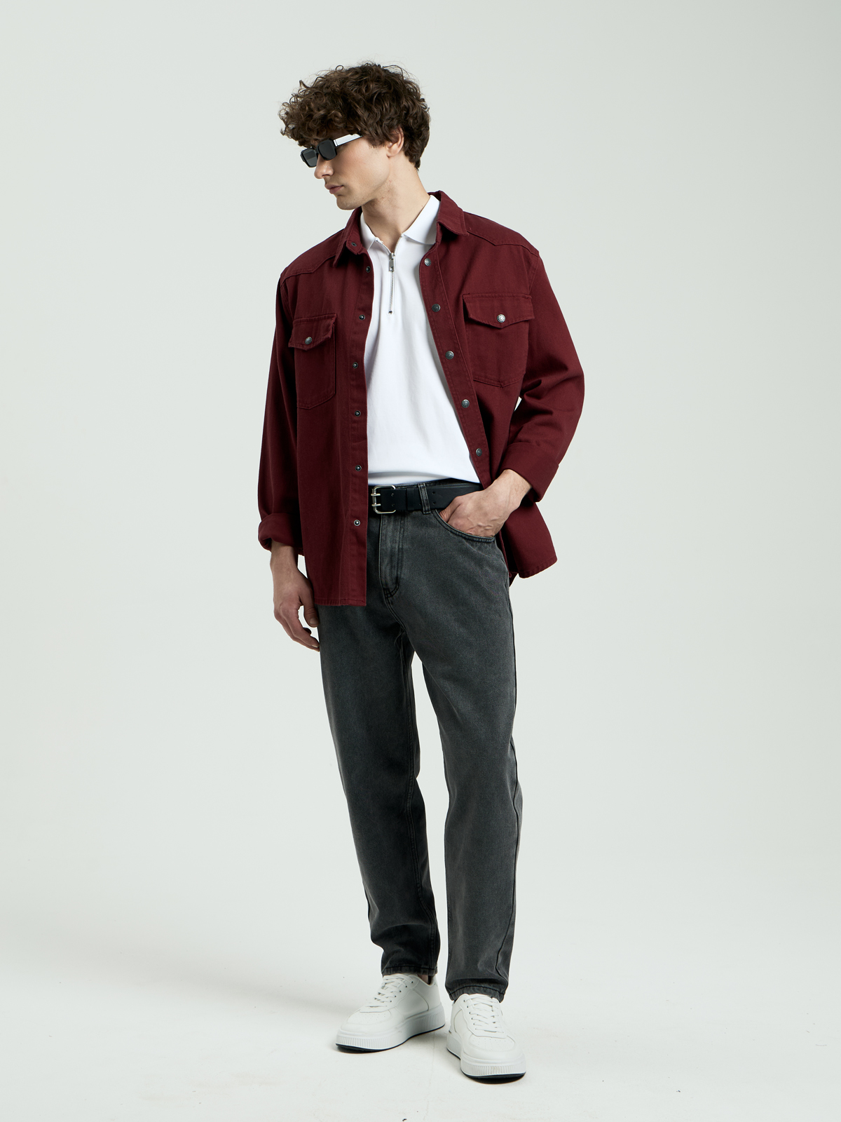 Мужские джинсы mom на невысокий рост