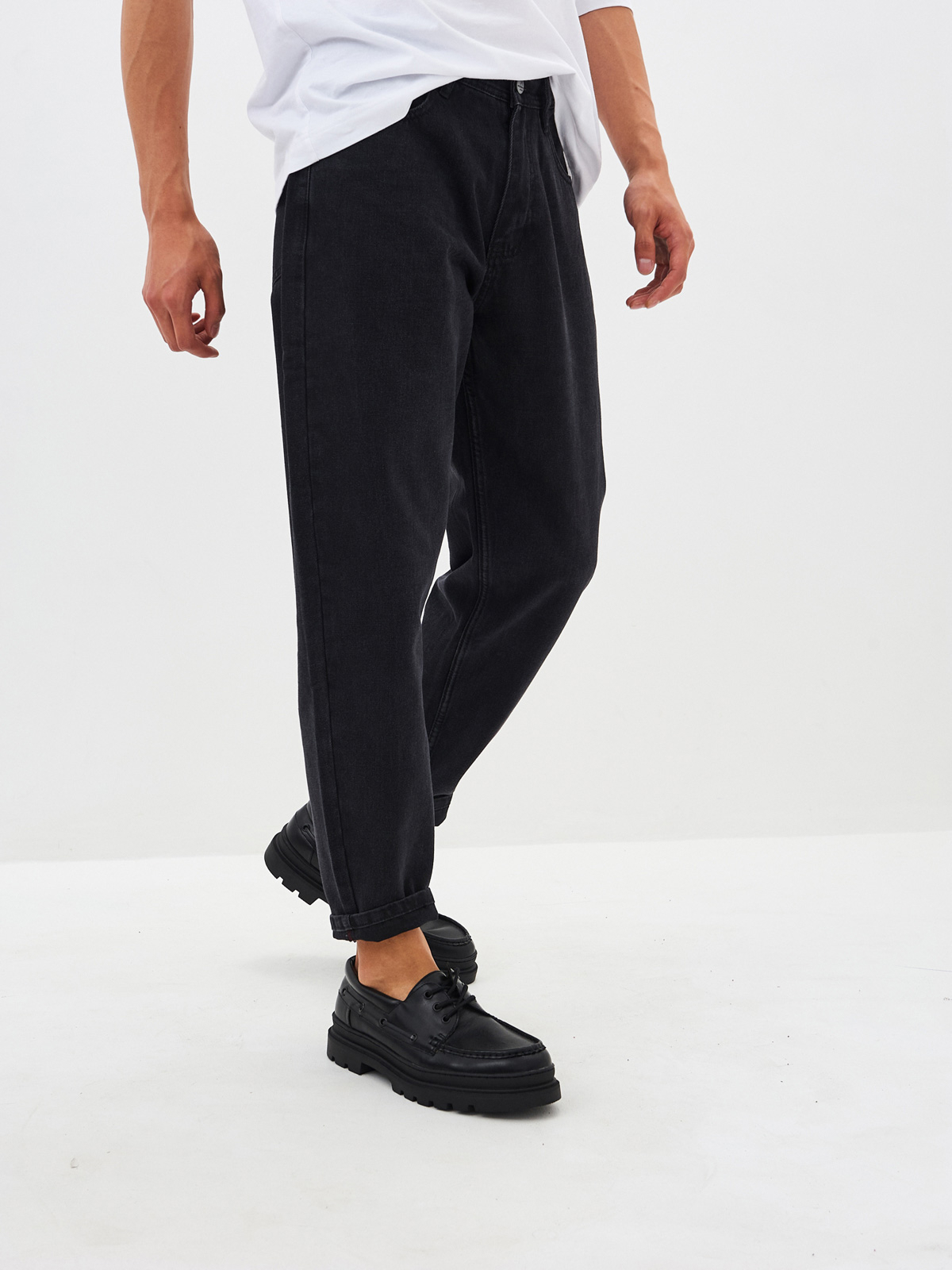 Мужские джинсы mom на невысокий рост