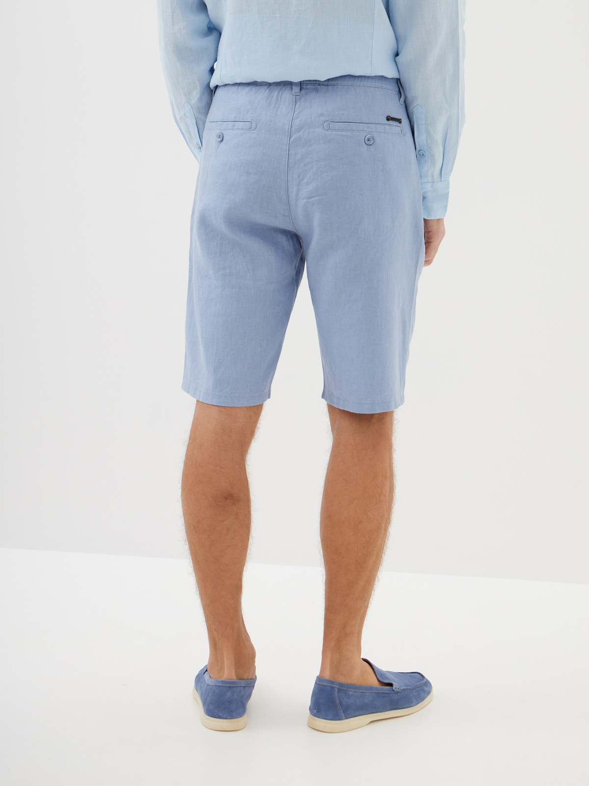 Мужские Льняные Шорты