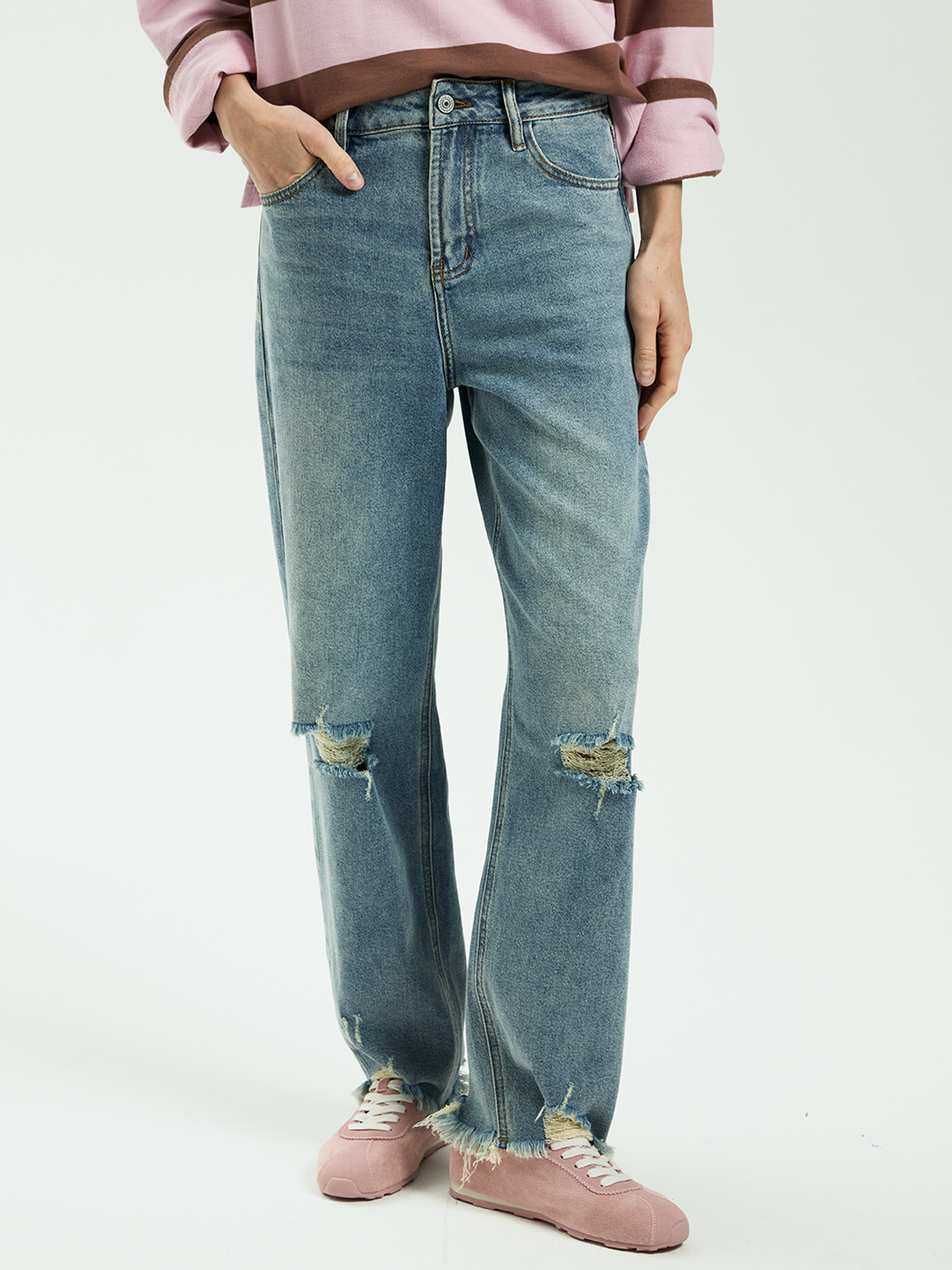 Женские Джинсы МОМ