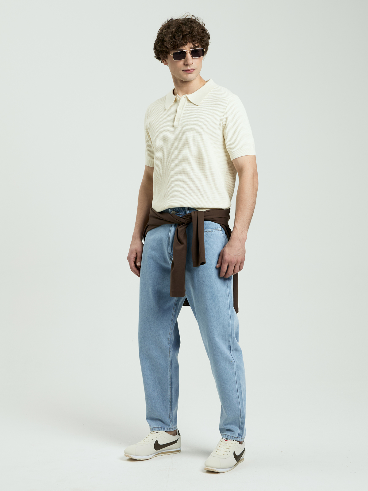 DESIMALL Мужские Джинсы Mom