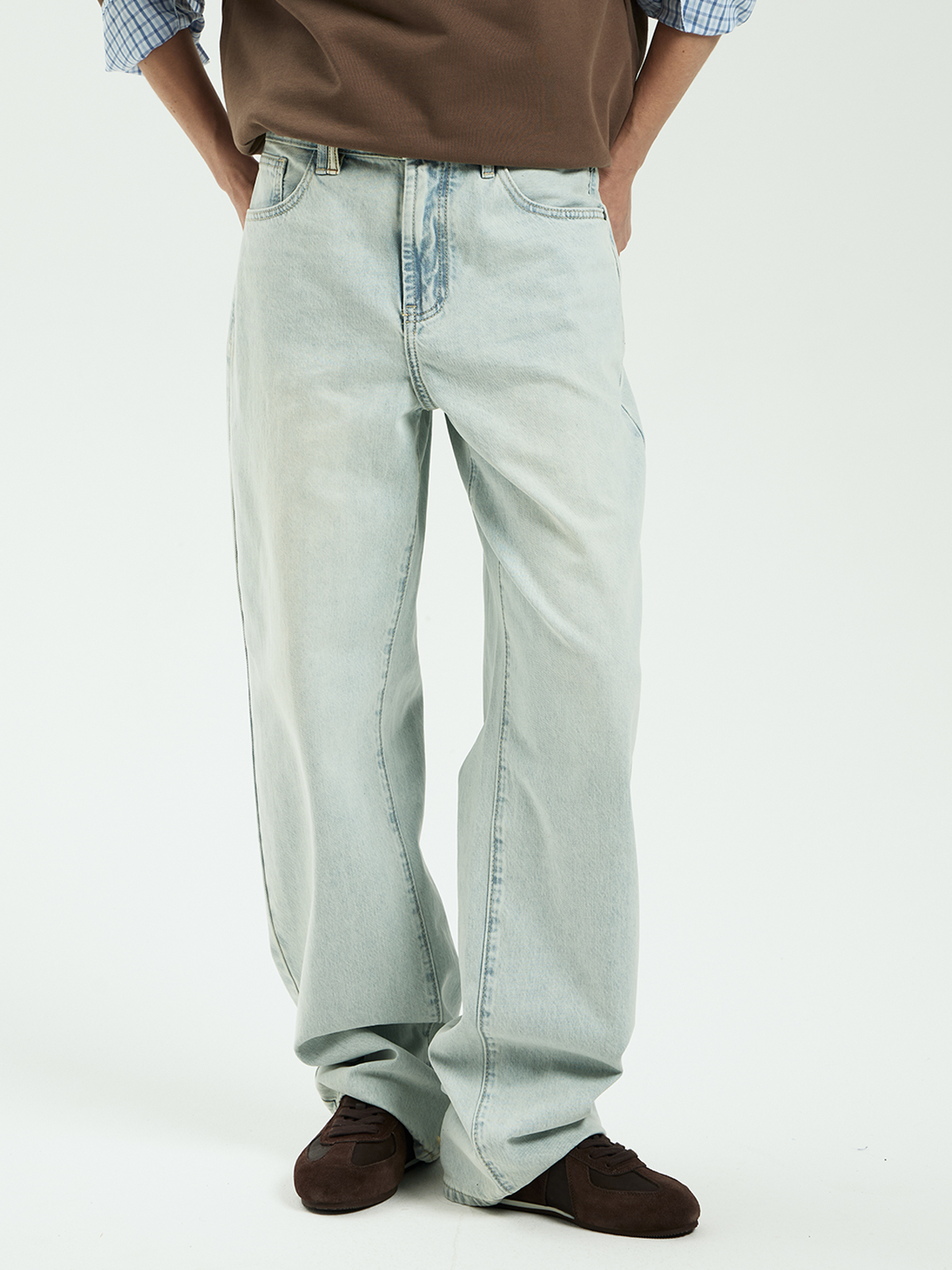 Женские Джинсы  ШИРОКИЕ