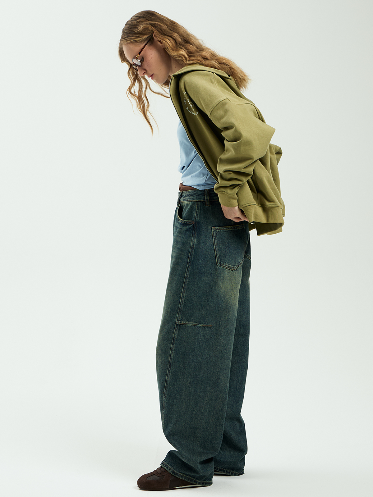 Женские Джинсы БЭГГИ