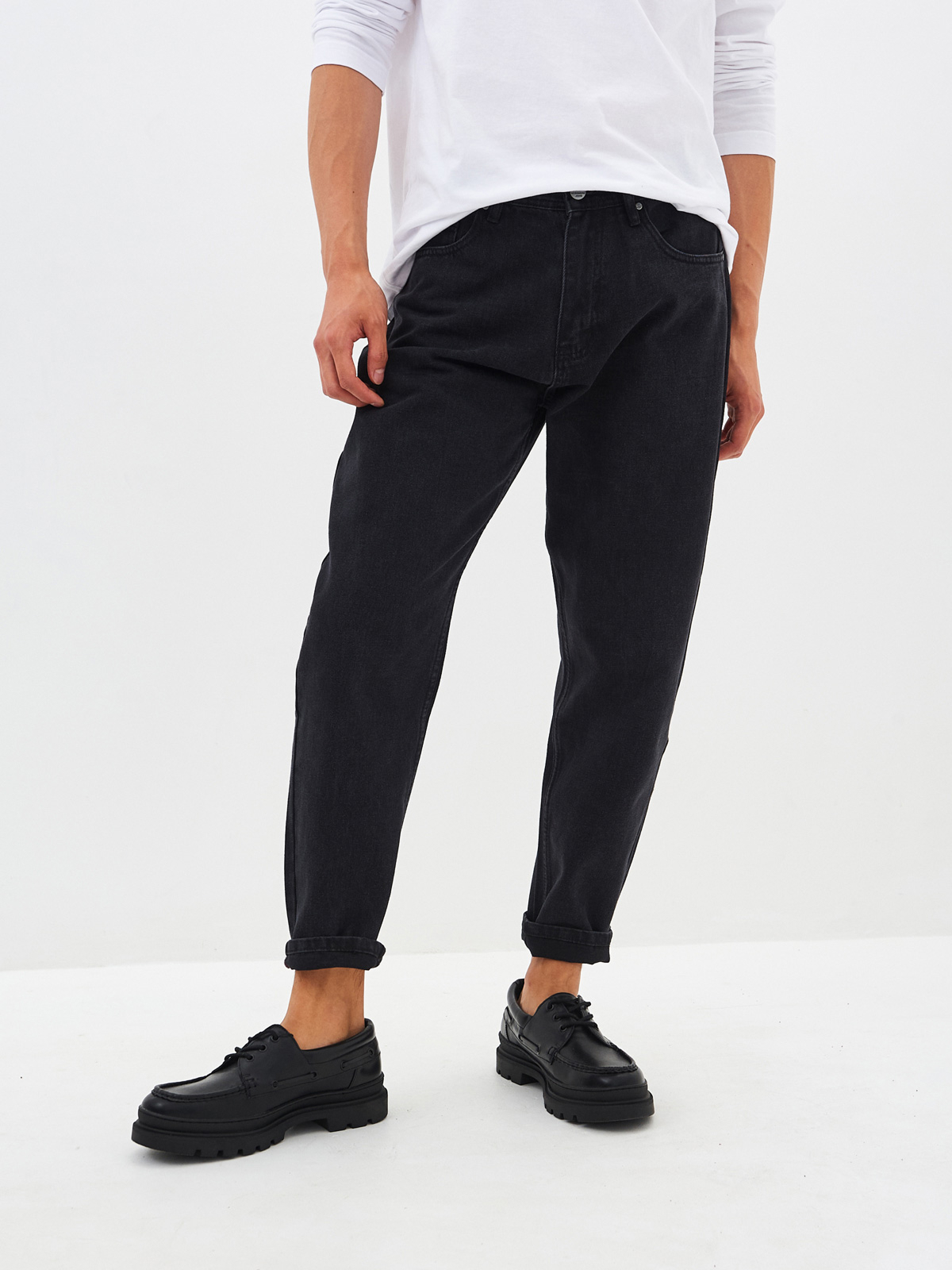 Мужские джинсы mom на невысокий рост